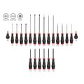 Tekton High-Torque Screwdriver Set, 22-Piece (#0-#3, 1/8-5/16 in., T10-T30) DRV45001